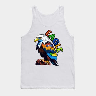 Animal Alphabet - E for Eagle Tank Top